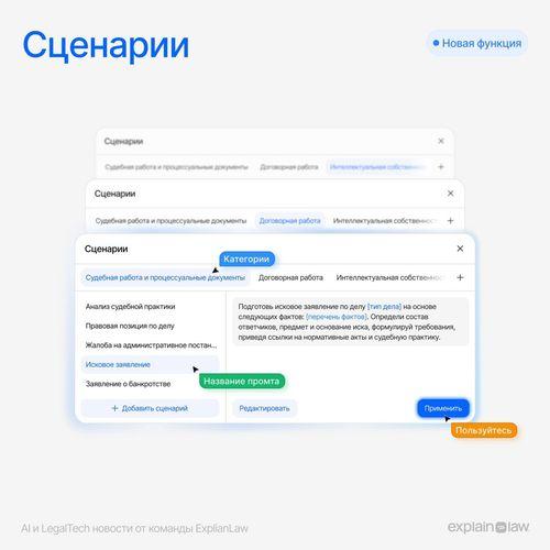 Майское обновление продукта | Заготовленные сценарии